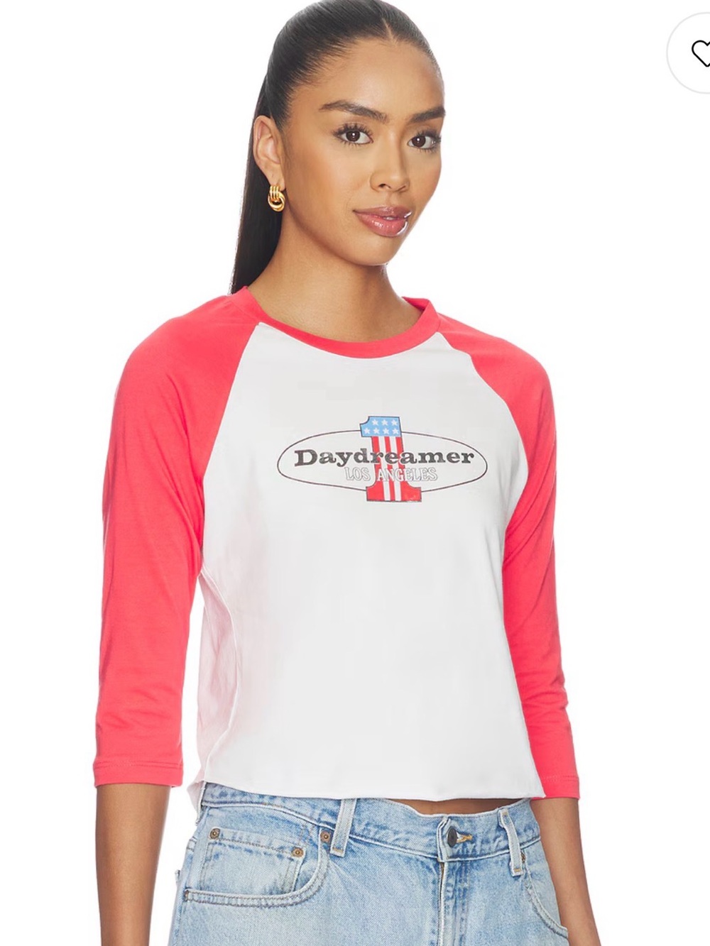 Number One Raglan Tee in Deep Sea Coral Combo
DAYDREAMER